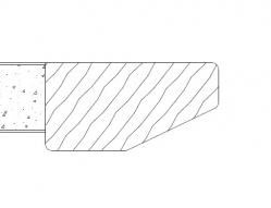 2500 Reversed Large Slope Wood Edge
